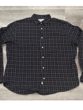 Frank & Eileen Mens L Luke Italian Cotton Check Button Down Long Sleeve Shirt